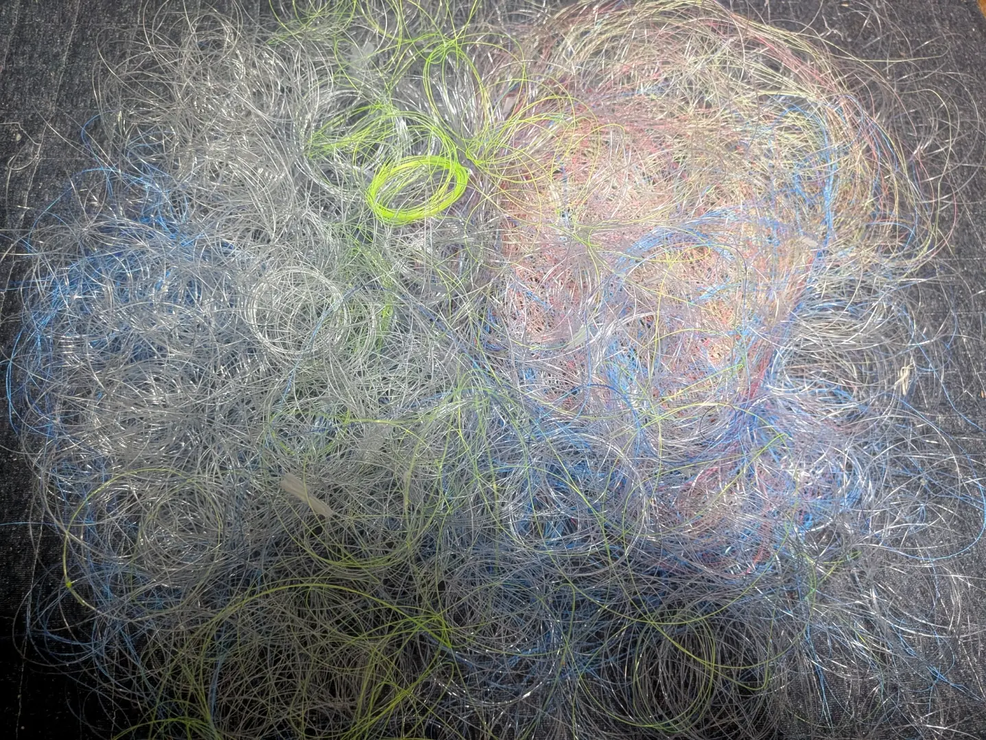 シーズンオフに出した下巻き糸