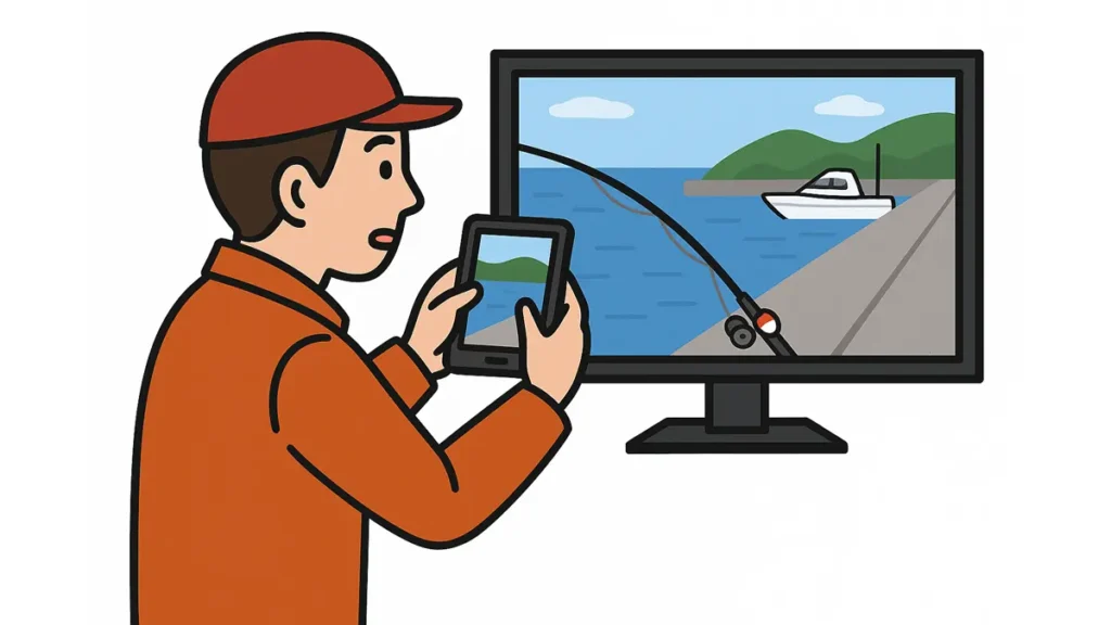 釣り場の公開には注意