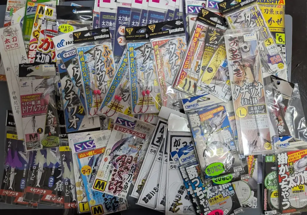 堤防からのタチウオ仕掛け