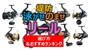 堤防泳がせ釣りのリールの選び方