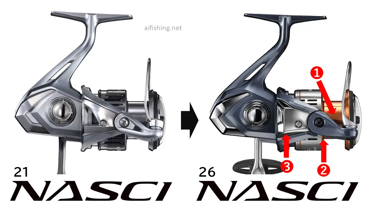 21ナスキーと26ナスキーの外観
