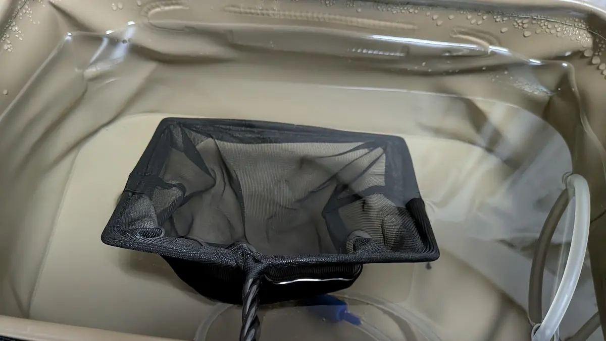 ダイソーのやさしいすくい網15cm