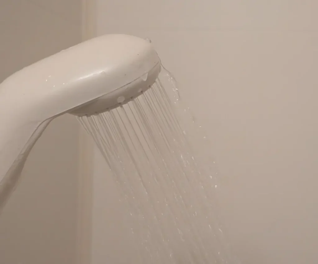 シャワーの強さはこれくらい