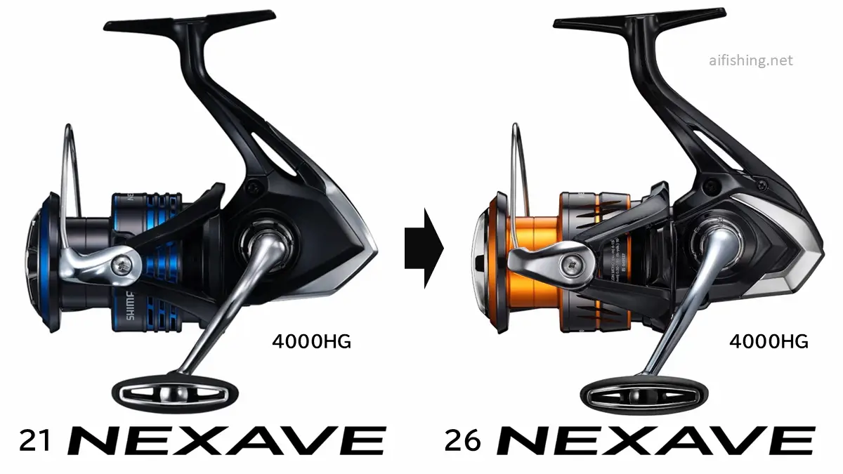 21ネクサーブと26ネクサーブの外観