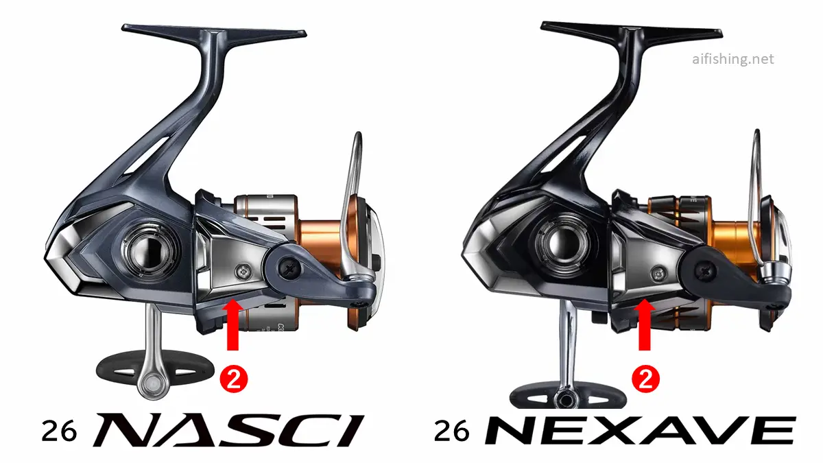 26ナスキーと26ネクサーブの外観比較